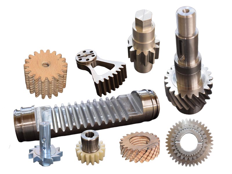 schrauben muttern und zahnräder